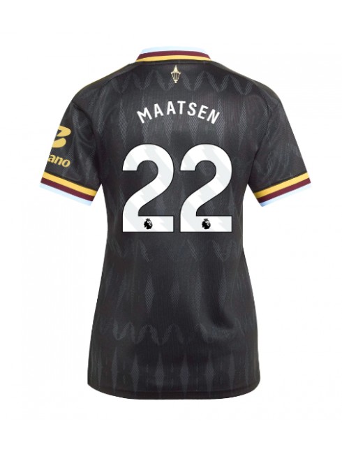 Zenske Futbalové oblečenie Aston Villa Ian Maatsen #22 2026-27 Krátky Rukáv - Preč Zenske Futbalové oblečenie Aston Villa Ian Maatsen #22 2026-27 Krátky Rukáv - Preč